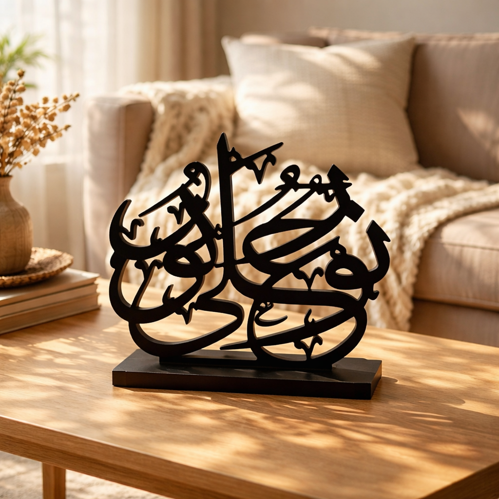 Noor’an ‘Ala Noor Calligraphy Stand (نُّورٌ عَلَىٰ نُورٍۢ ۗ)