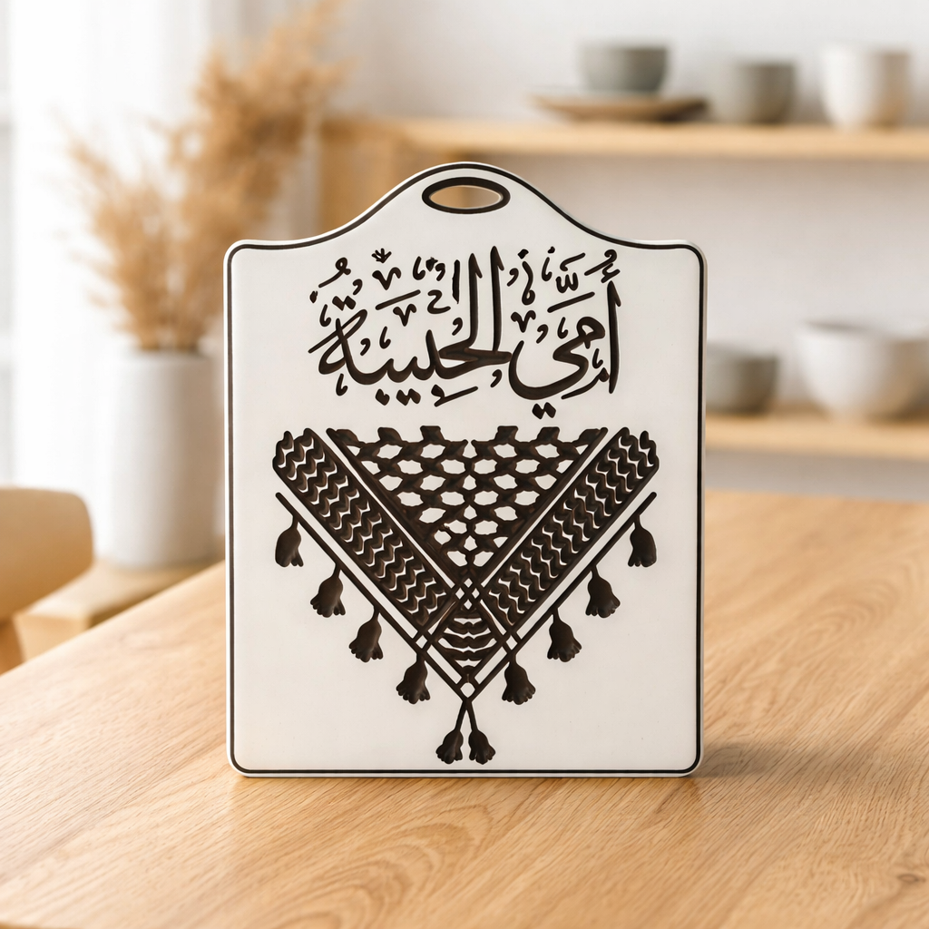 Palestinian Keffiyeh Decorative Kitchen Board